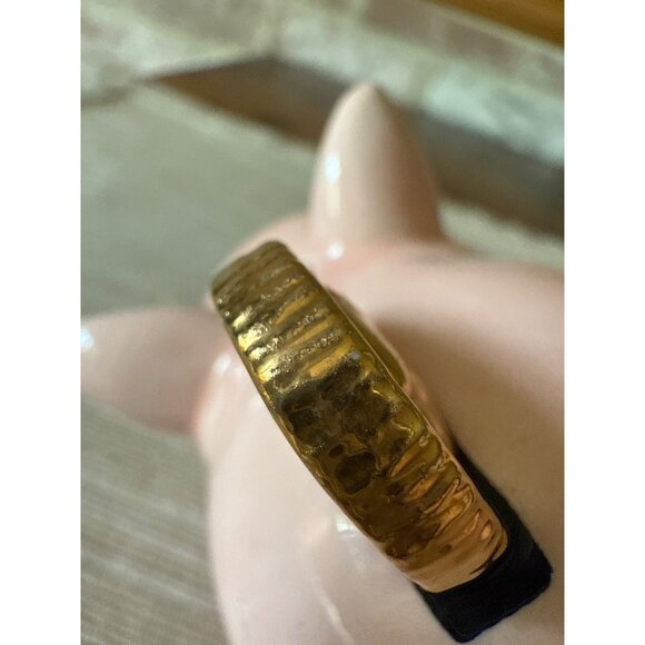 Clay Art Vintage Piggy Bank with Coins Salt and Pepper Shakers - Picture 12 of 16